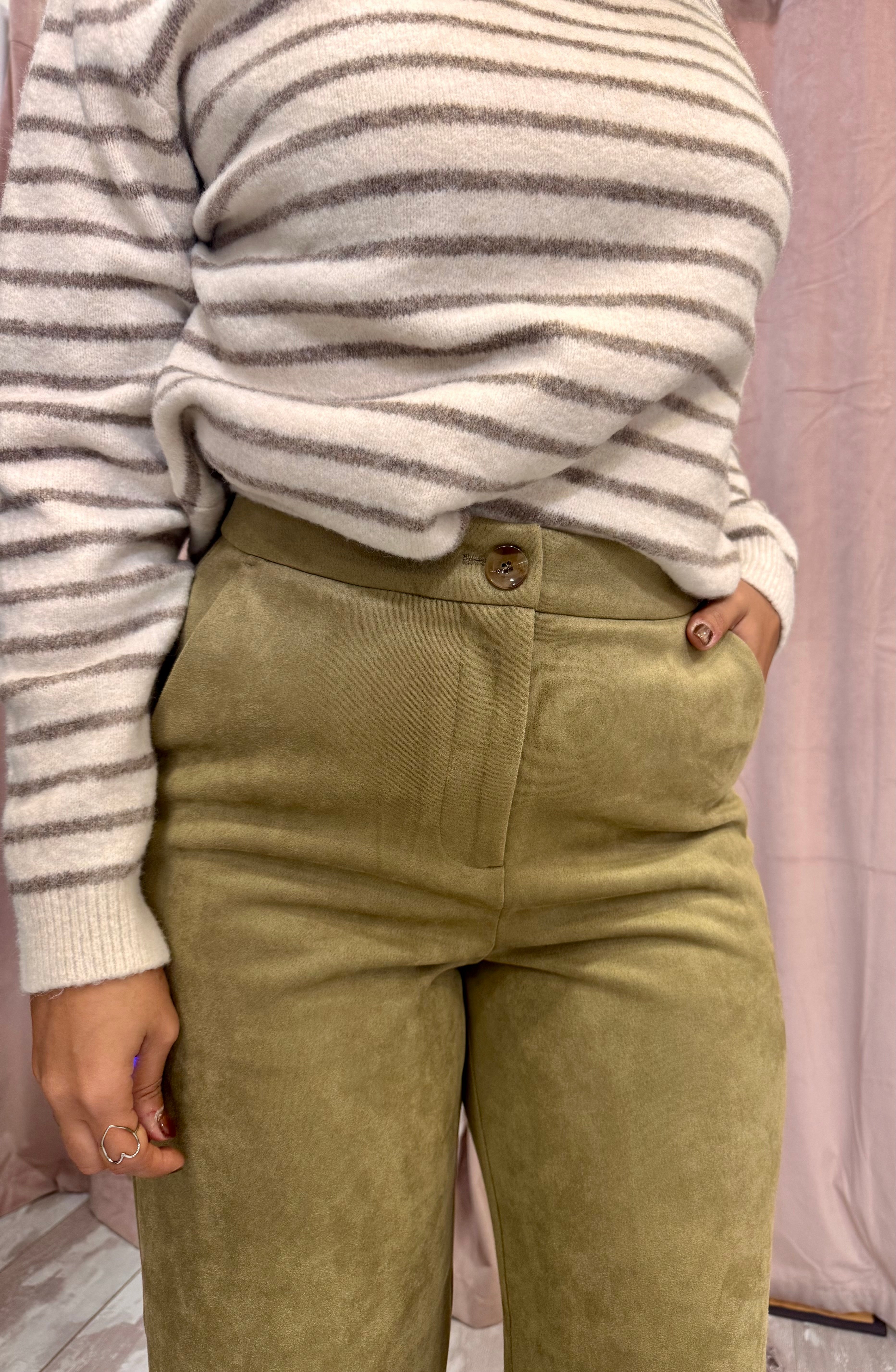 Pantalone suede Surkana