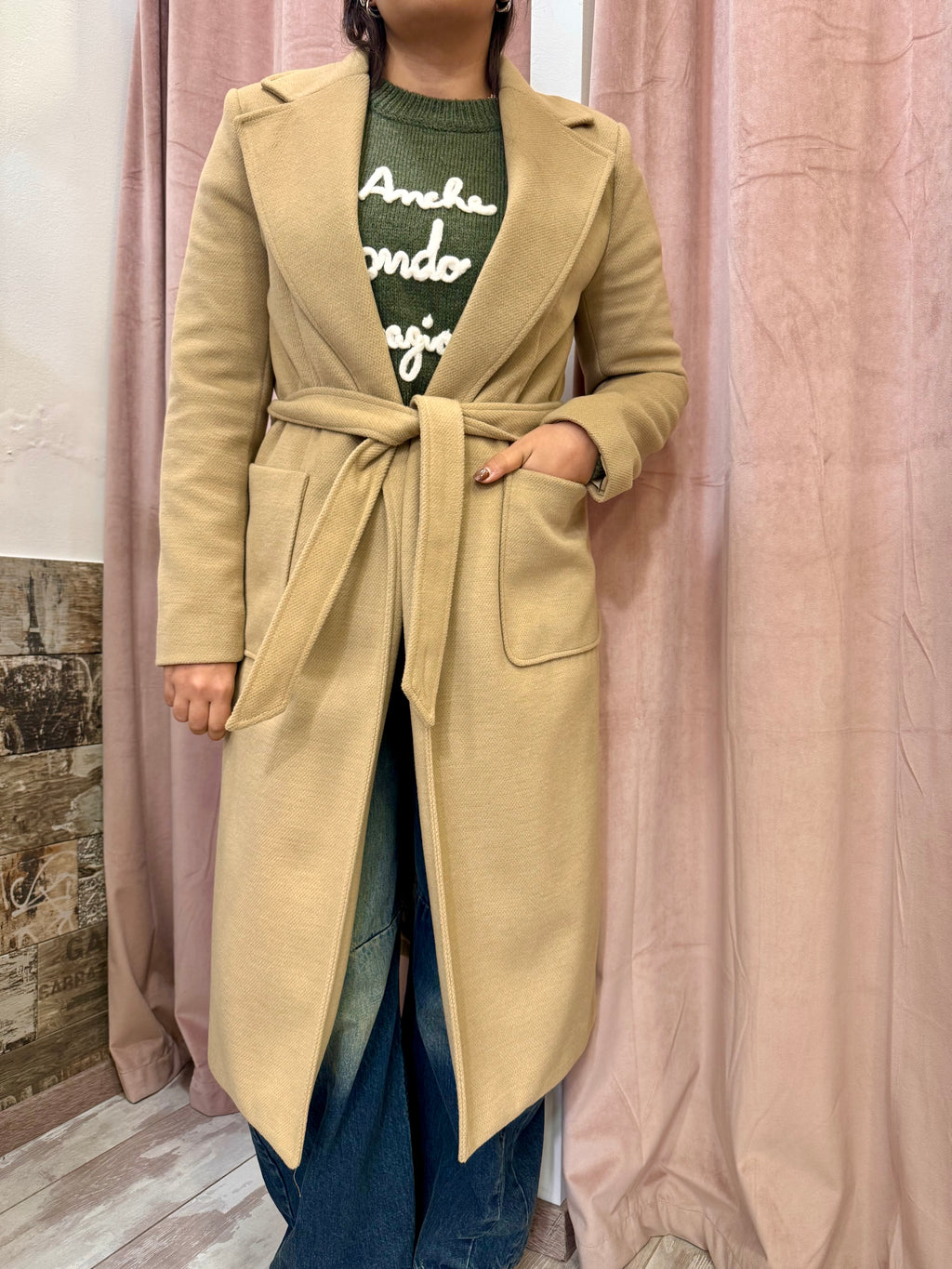 Cappotto tasche Please