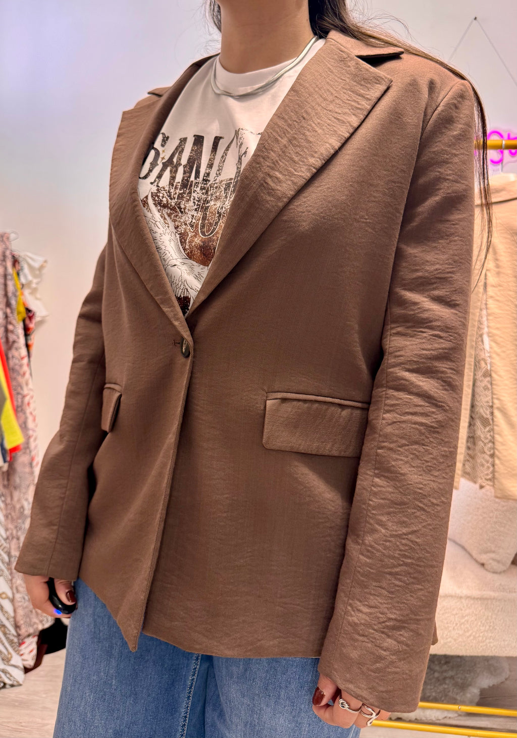 Blazer inserto pizzo Have One