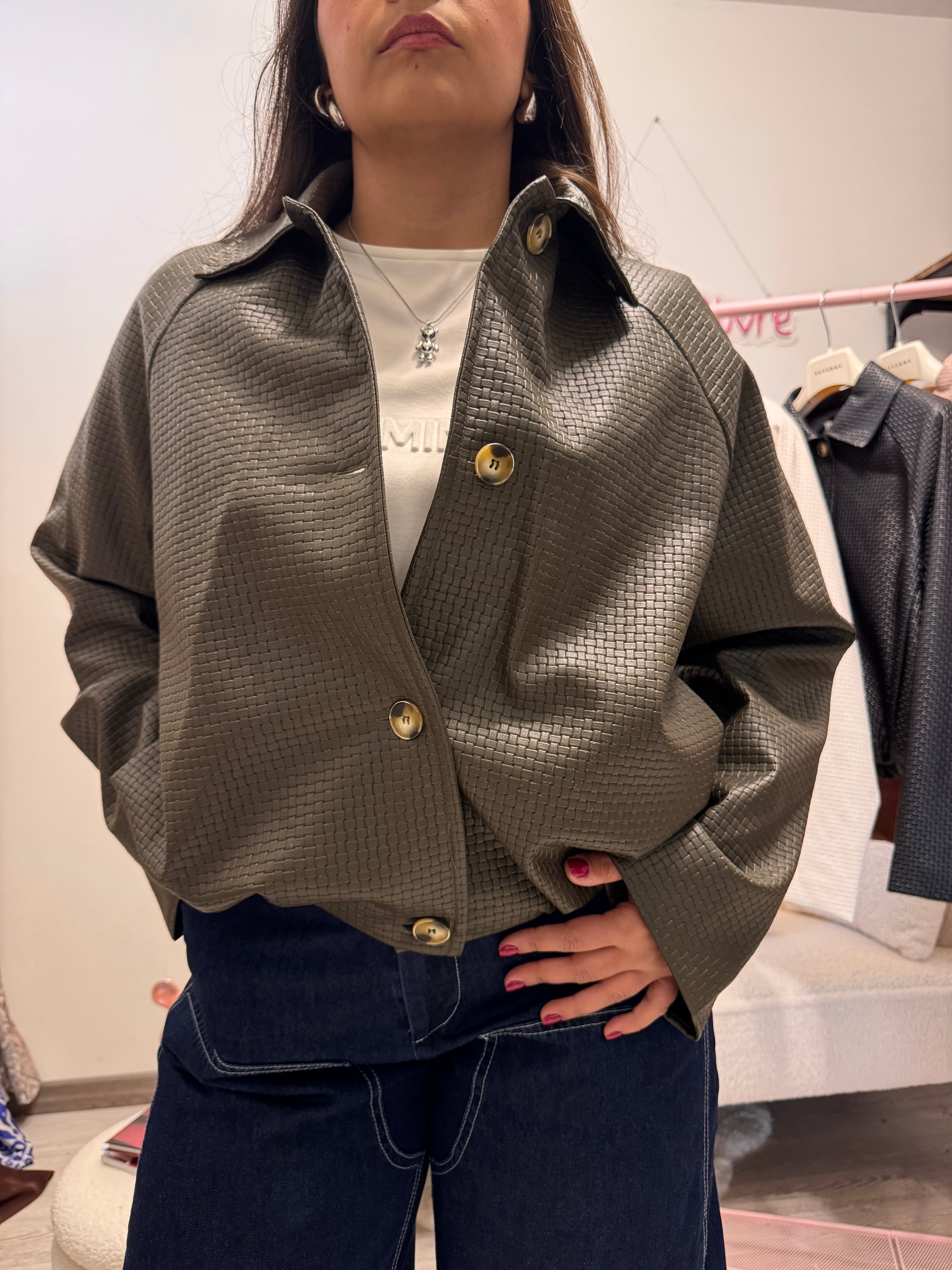 Bomber intrecciato Have One