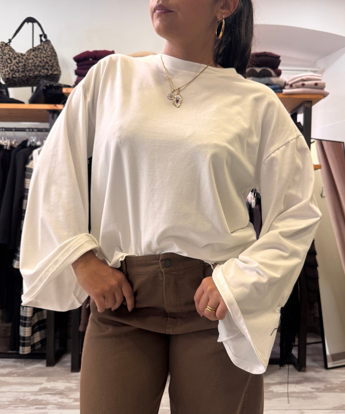 T-shirt frangia