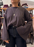 T-shirt manica campana