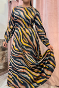 Abito lungo Anonyme zebra