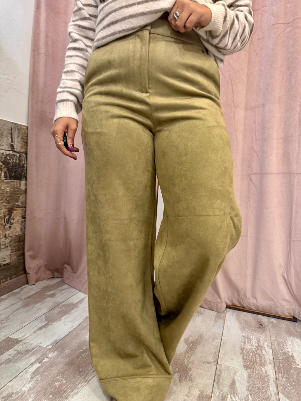 Pantalone suede Surkana