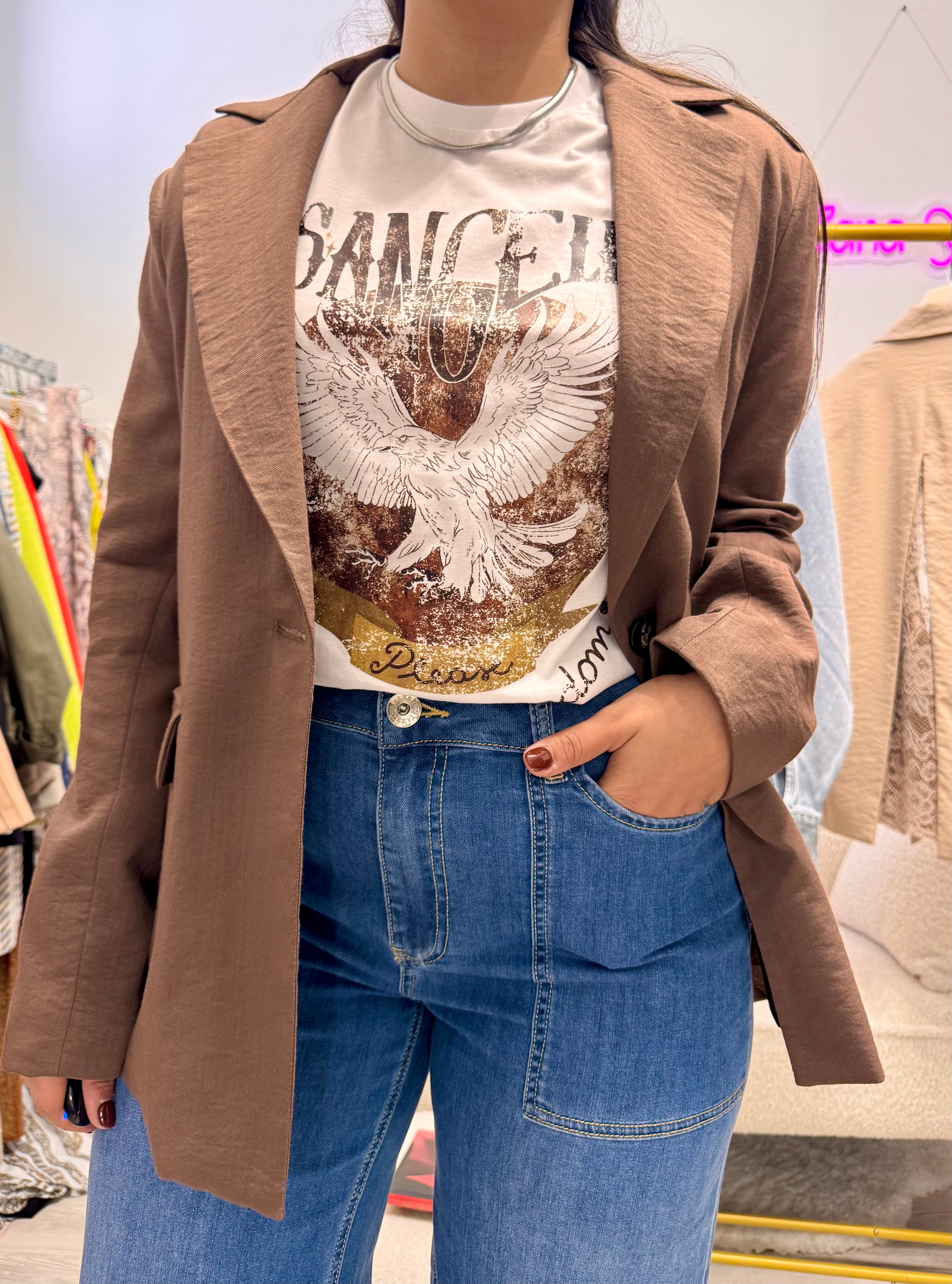 Blazer inserto pizzo Have One