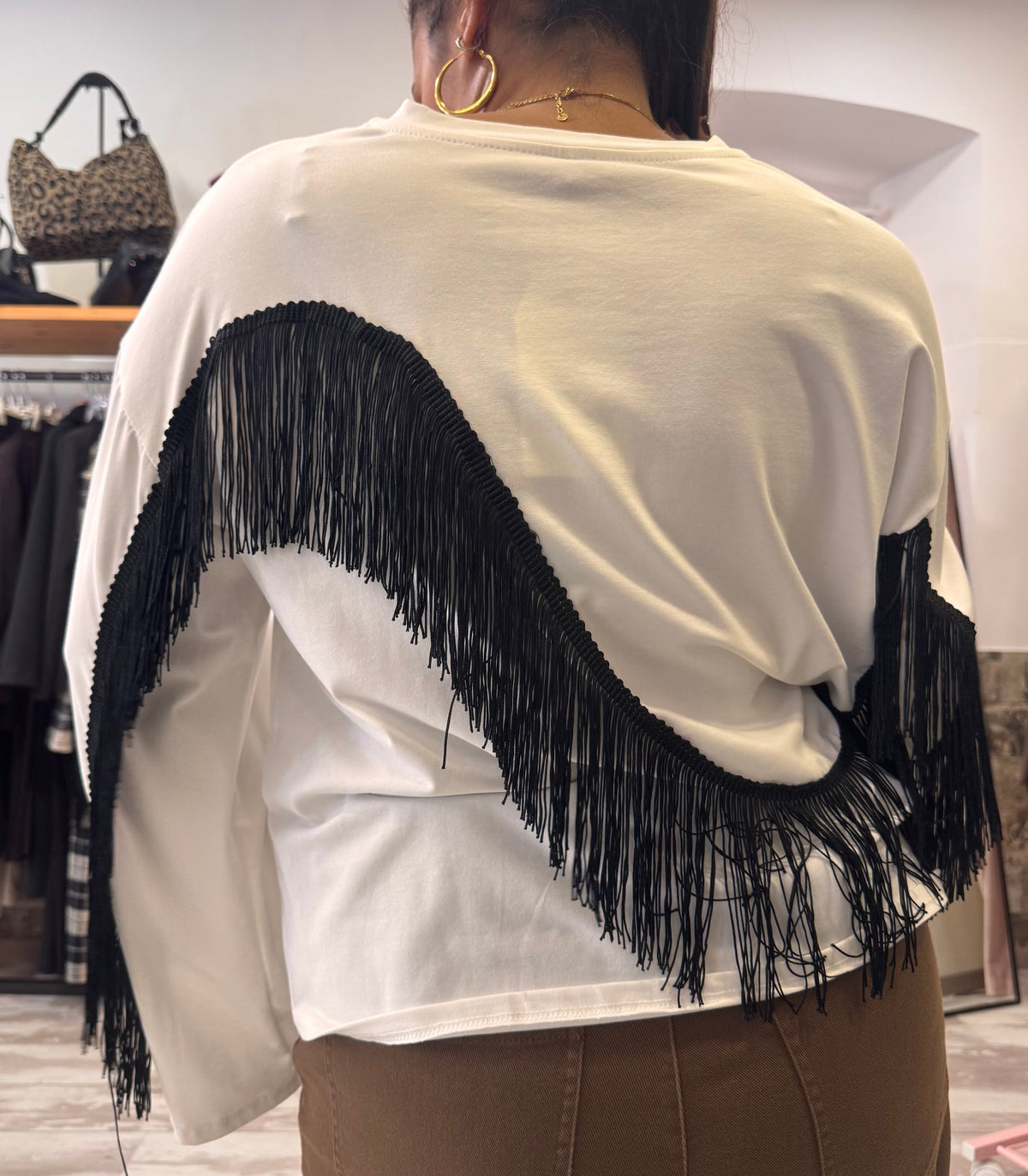 T-shirt frangia