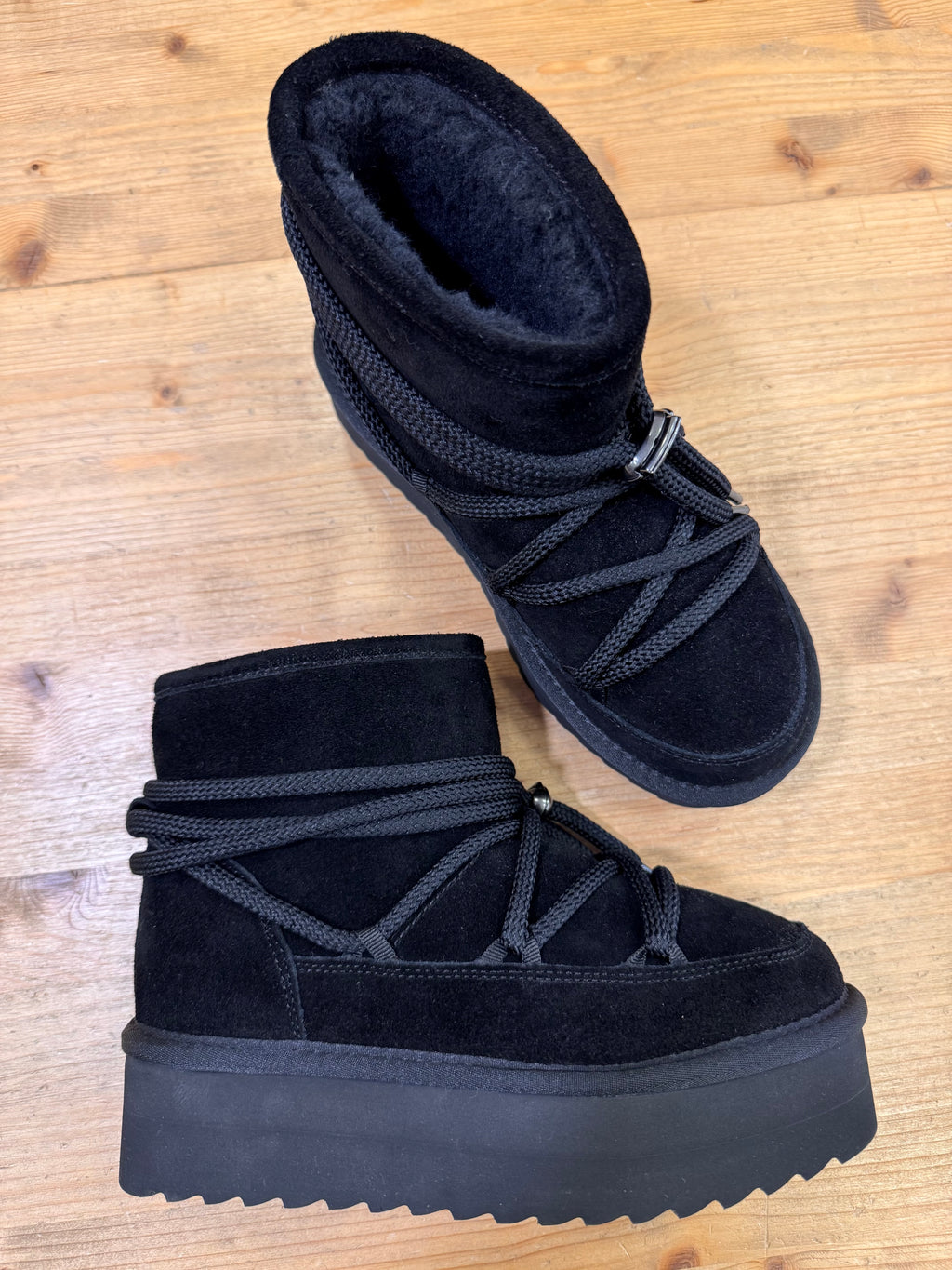 Scarponcino Platform con laccio Colors Of California