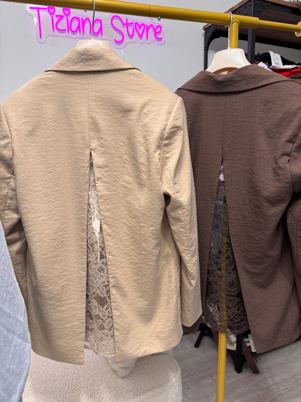 Blazer inserto pizzo Have One